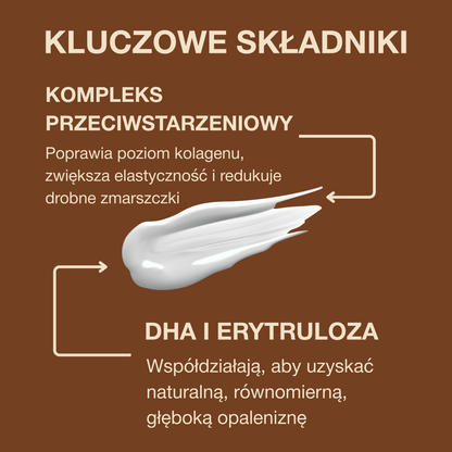 Onyx Anti-Aging – przyspieszacz brązujący z DHA i erytrulozą. Wzmacnia elastyczność skóry i zapewnia naturalną, głęboką opaleniznę.